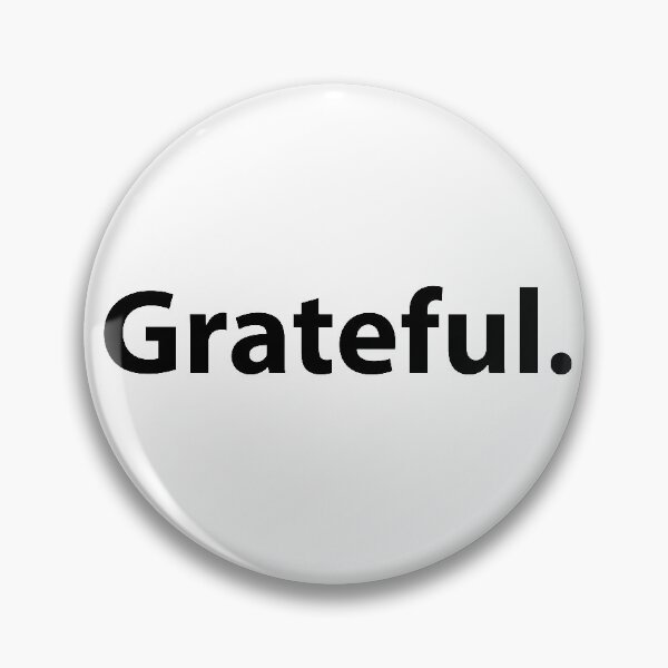Item preview, Grateful Simple Text Positivity designed and sold by TravelScientist.