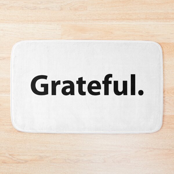 Item preview, Grateful Simple Text Positivity designed and sold by TravelScientist.
