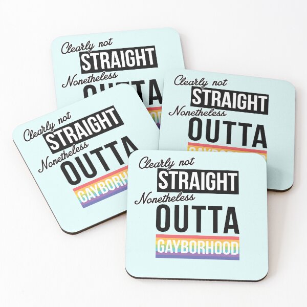 Item preview, (Clearly Not) Straight - (Nonetheless) Outta Gayborhood - Philly Pride designed and sold by rhserra.
