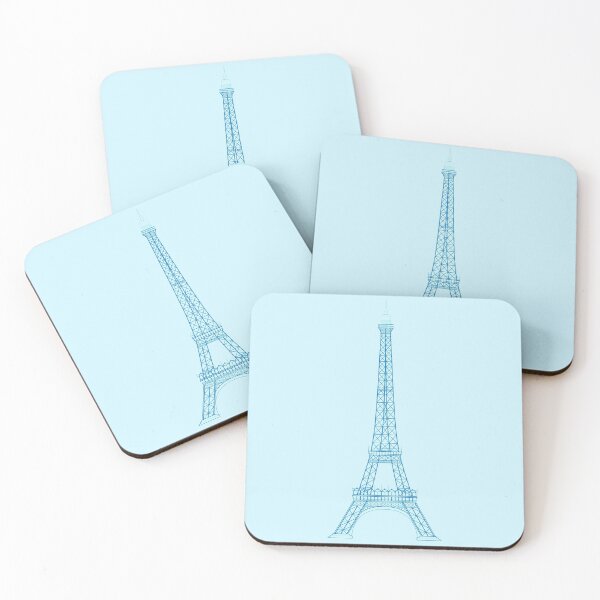 Item preview, Eiffel Tower Paris Illustration (Blue) designed and sold by JHMimaging.