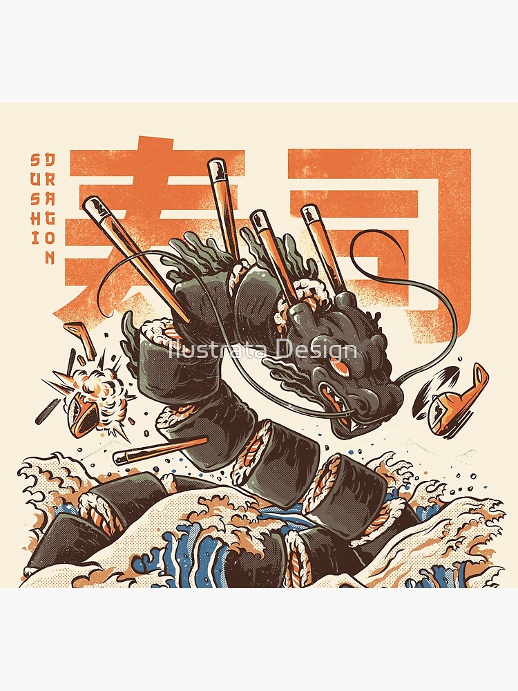 Great Sushi Dragon  by ilustrata