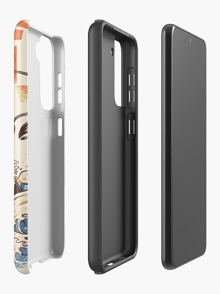 Alternate view of Great Sushi Dragon Case & Skin for Samsung Galaxy