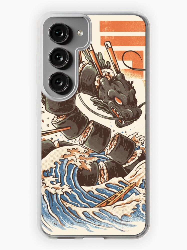 Thumbnail 1 of 4, Samsung Galaxy Phone Case, Great Sushi Dragon designed and sold by Ilustrata Design.