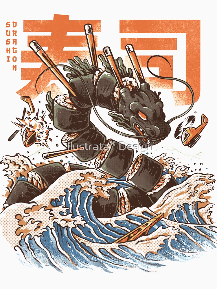 Great Sushi Dragon by ilustrata