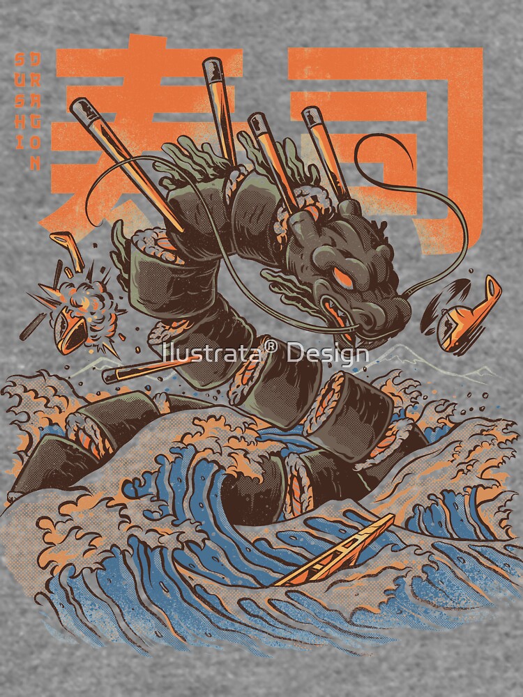 Great Sushi Dragon by ilustrata