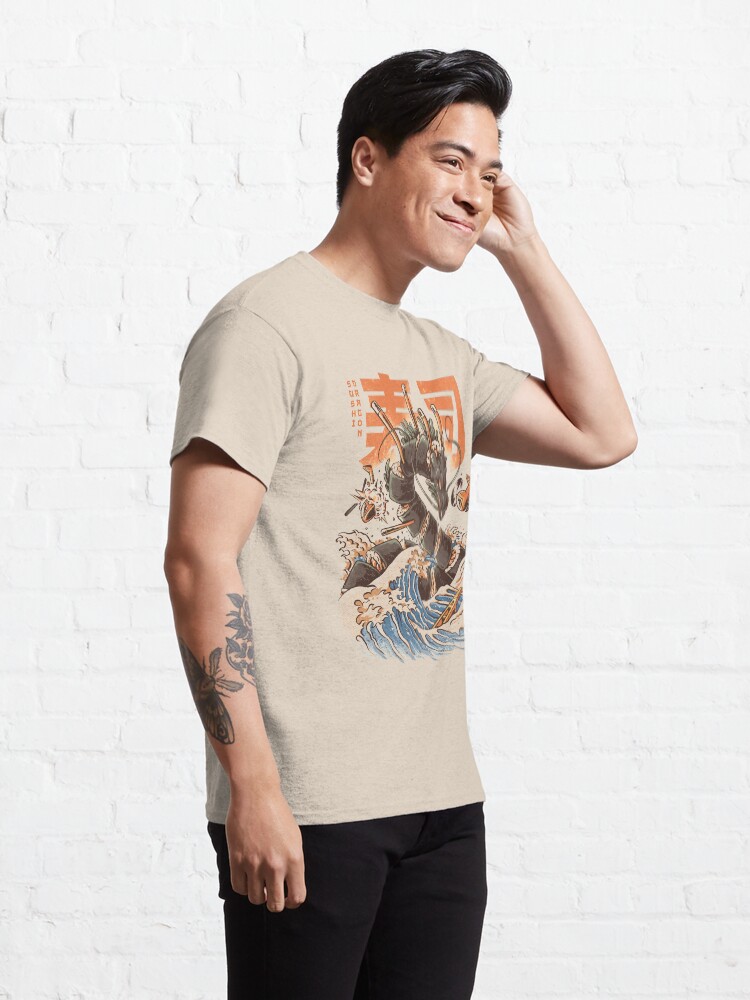 Thumbnail 5 of 7, Classic T-Shirt, Great Sushi Dragon designed and sold by Ilustrata Design.