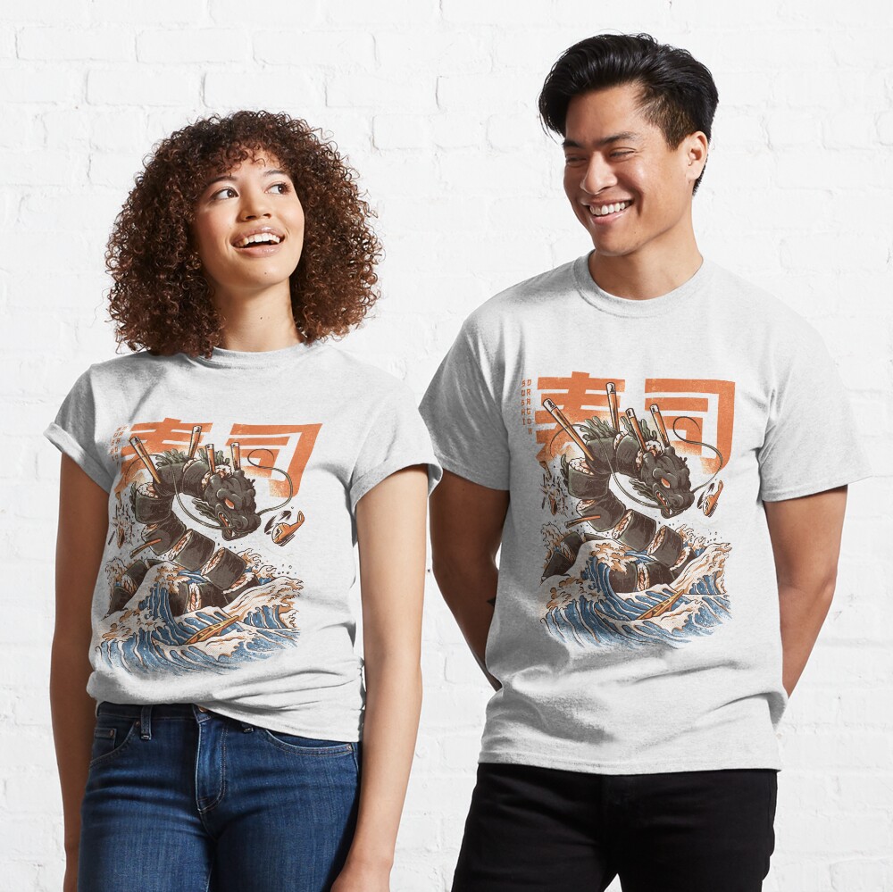 Great Sushi Dragon Camiseta clásica