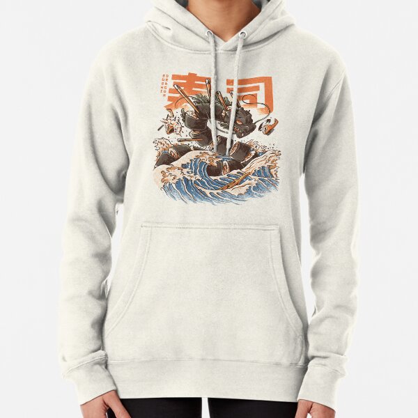 Great Sushi Dragon  Pullover Hoodie