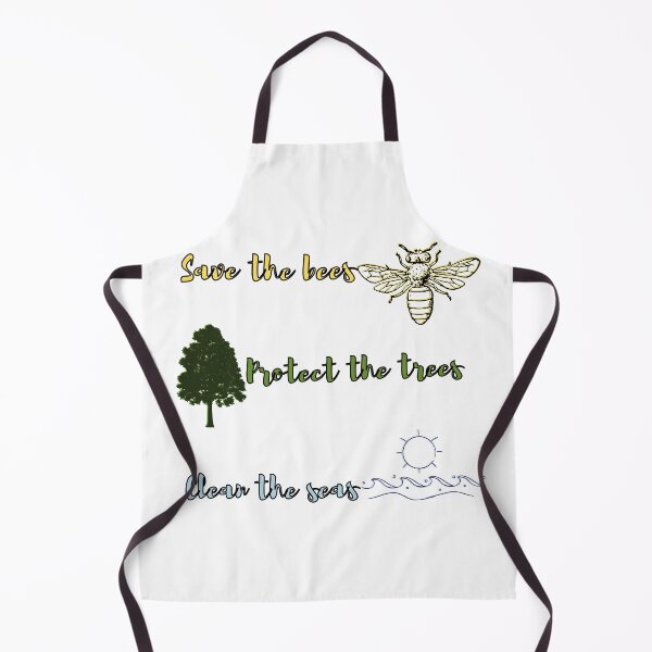 Item preview, Save the bees, protect the trees, clean the seas sticker pack designed and sold by Sweet Champagne Designs.