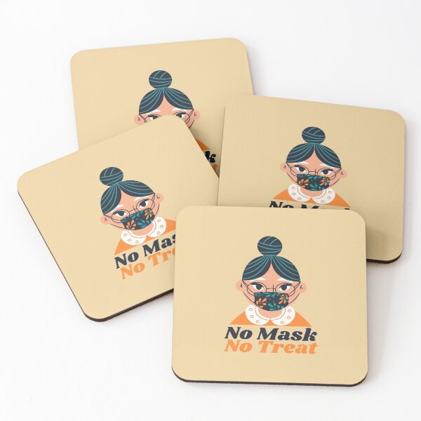Item preview, No Mask No Treat Social Distancing Halloween designed and sold by mydoodlesateme.