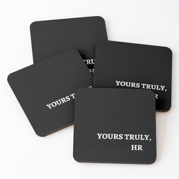 Item preview, yours truly hr human resource HR funny design designed and sold by AnujShah7.