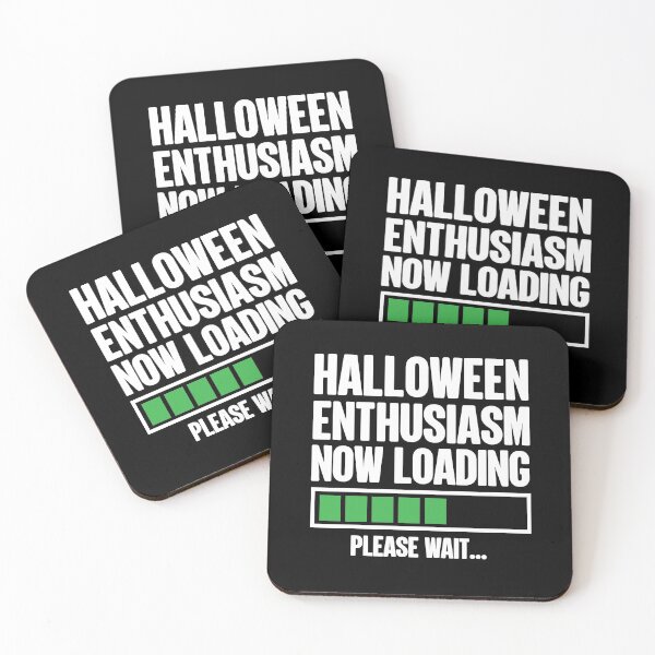 Item preview, Halloween Enthusiasm Now Loading Please Wait Funny Buffering designed and sold by GravitiTees.