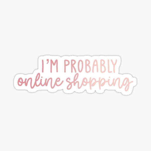 Online Shopping Sticker