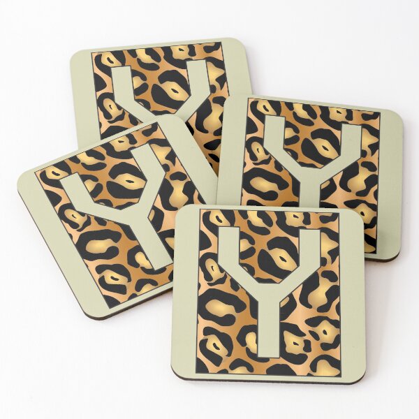 Item preview, Letter "Y" Jaguar Stencil font designed and sold by 65 MCMLXV.