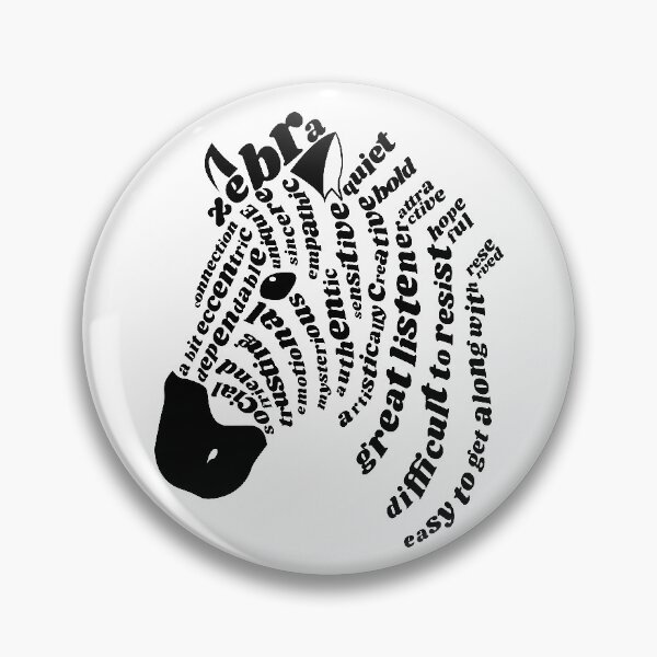 Item preview, Black Zebra Spirit Animal designed and sold by kjeppson.