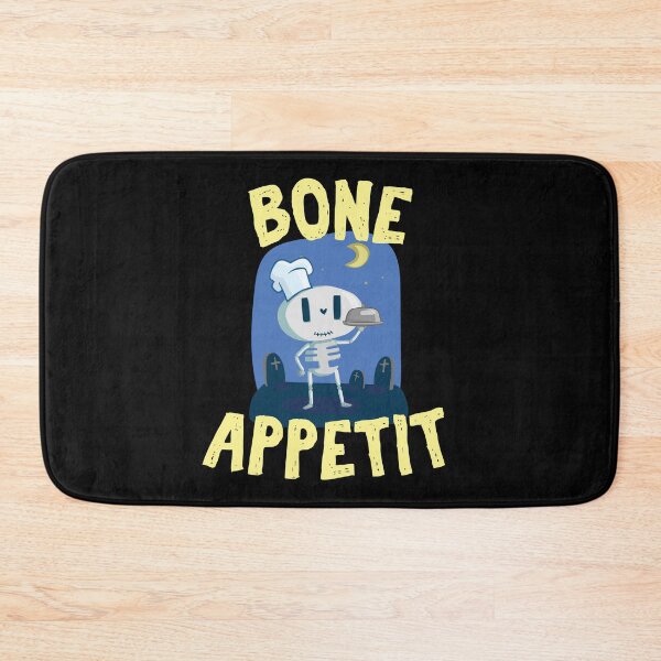 Item preview, Cute Bone-appetit - bon appetit skeleton chef for Halloween pun designed and sold by Gifafun.