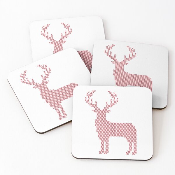 Item preview, Cross stitch Christmas reindeer designed and sold by EngineerGoC.