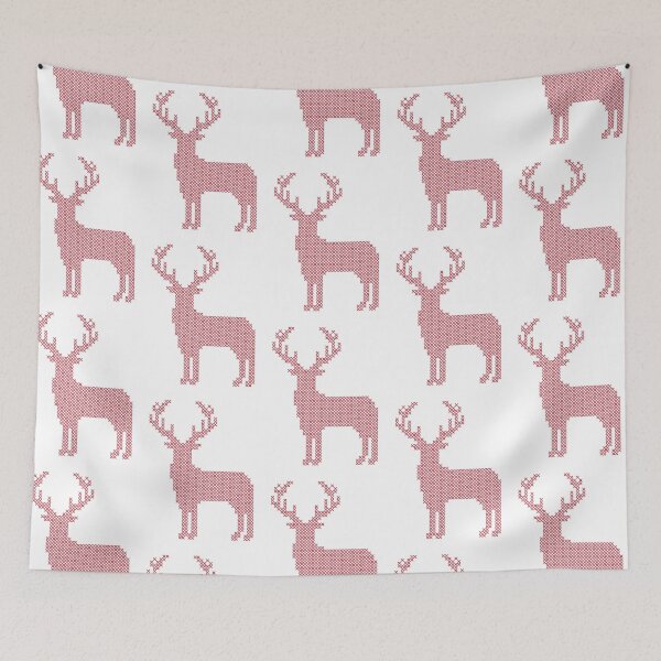 Item preview, Cross stitch Christmas reindeer designed and sold by EngineerGoC.