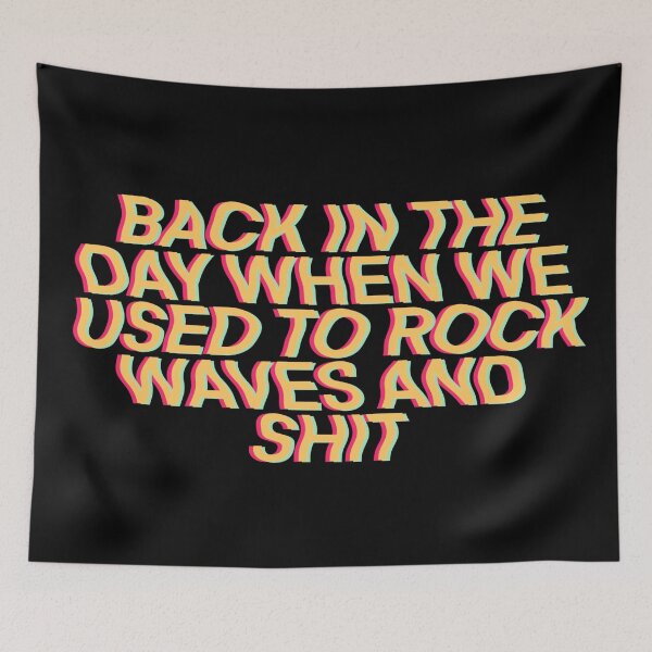 Item preview, Back in the day when we used to rock waves and shit designed and sold by vvsn studio.