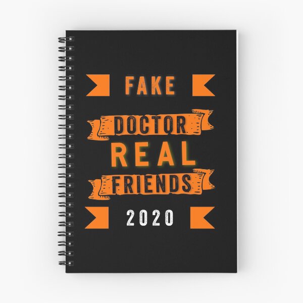 Item preview, FAKE DOCTOR REAL FRIENDS designed and sold by Hussain Shirts.