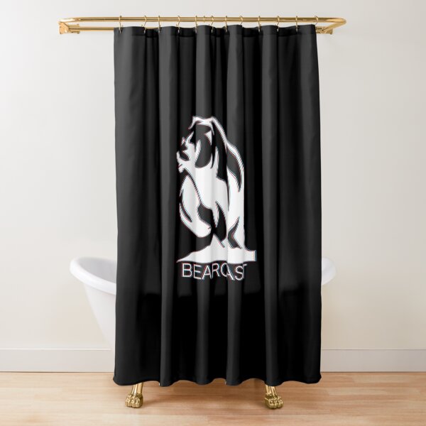 BEARCAST 3D logo Shower Curtain