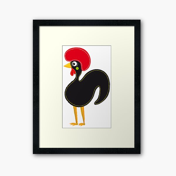 Famous Rooster #07 Framed Art Print
