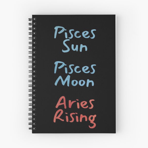 Item preview, Pisces Sun Pisces Moon Aries Rising Text designed and sold by leomooncreates.