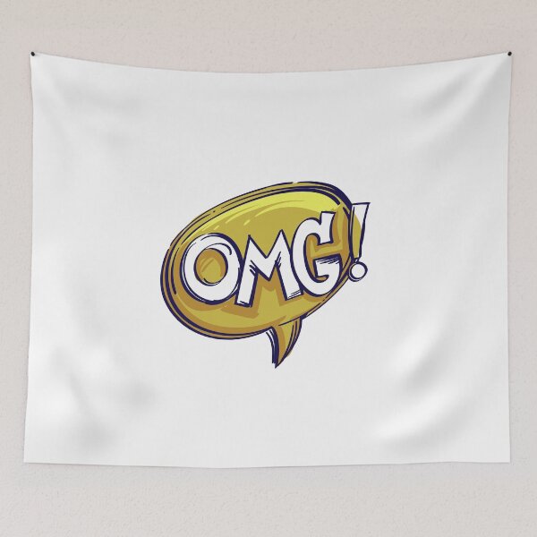 Item preview, OMG Speech Bubble designed and sold by MisterGooseShop.