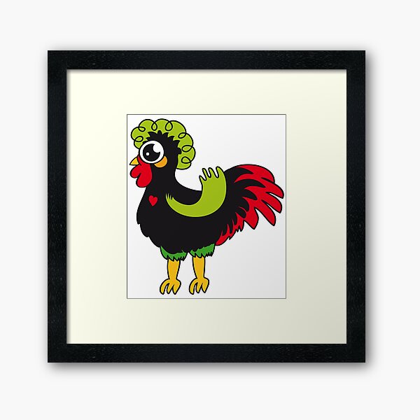 Famous Rooster #09 Framed Art Print