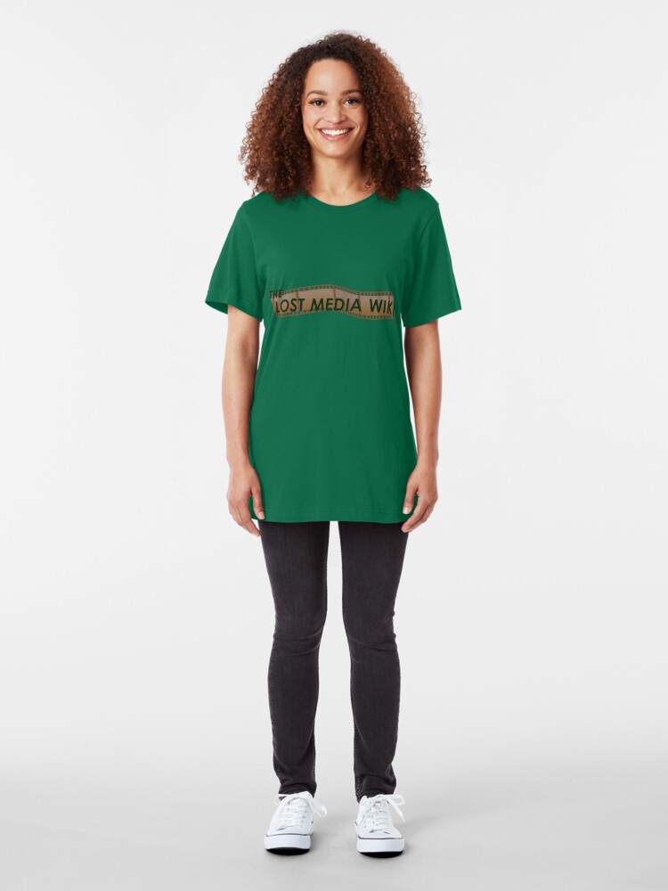 Alternate view of The Lost Media Wiki Slim Fit T-Shirt