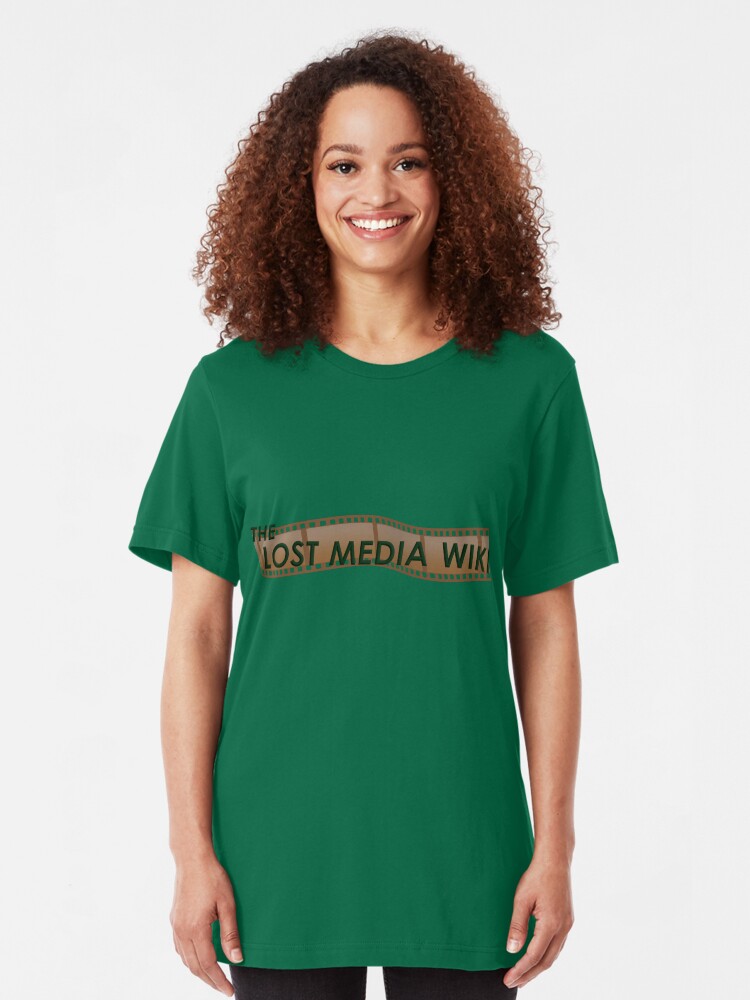 Alternate view of The Lost Media Wiki Slim Fit T-Shirt