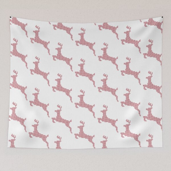 Item preview, Cross stitch reindeer in Christmas designed and sold by EngineerGoC.