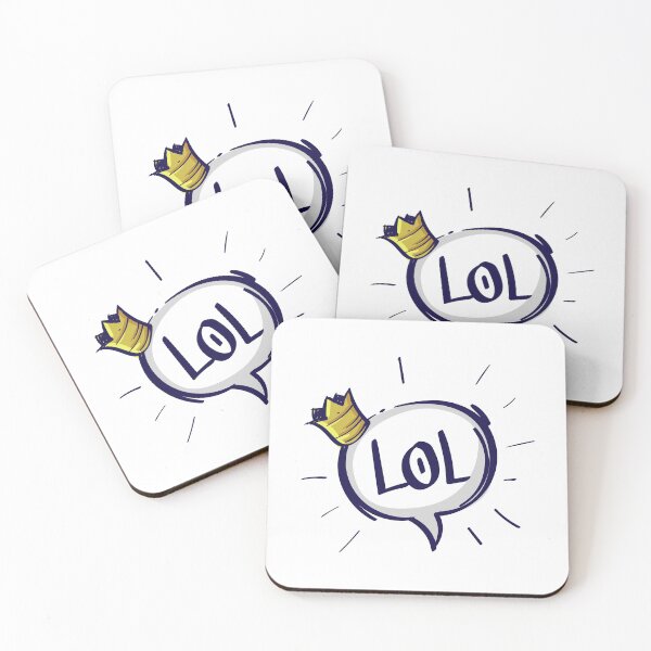 Item preview, LOL King Speech Bubble designed and sold by MisterGooseShop.