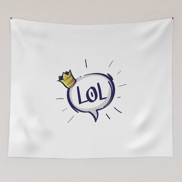 Item preview, LOL King Speech Bubble designed and sold by MisterGooseShop.