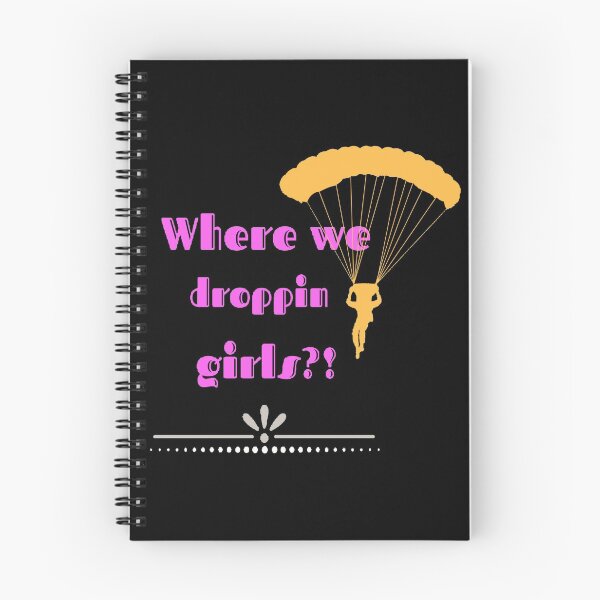 Item preview, Where we droppin girls phrase in pink designed and sold by Simi2020.