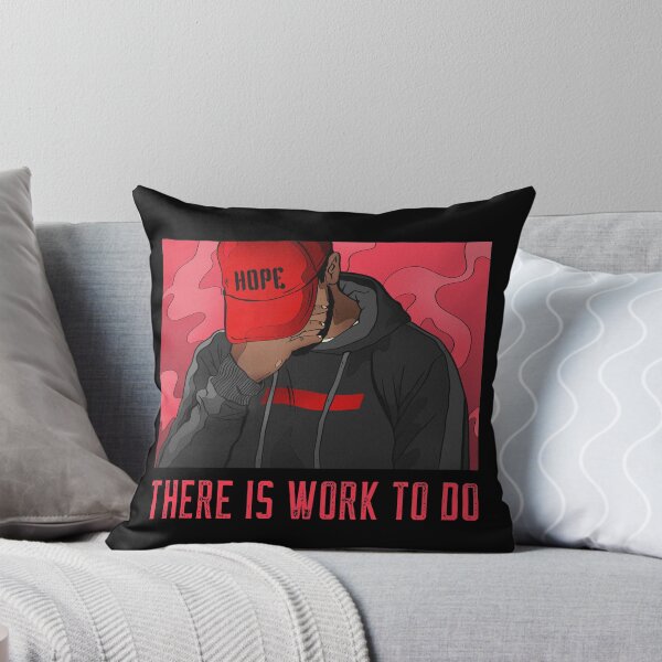Item preview, Hay trabajo por hacer - Rojo, marrón, piel, negro, niño, alegría, afro, hombre, Kwanzaa, diseño designed and sold by CreatedbyJR.