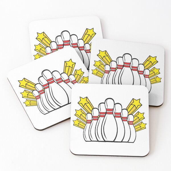 Item preview, Bowling pins with star stars designed and sold by PepaAnaRB.