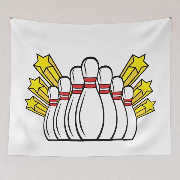 Item preview, Bowling pins with star stars designed and sold by PepaAnaRB.