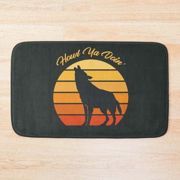 Item preview, Wolf Howl You Doing Wild Wolves Wildlife Wilderness Animal Fan Funny Pun designed and sold by gkao.