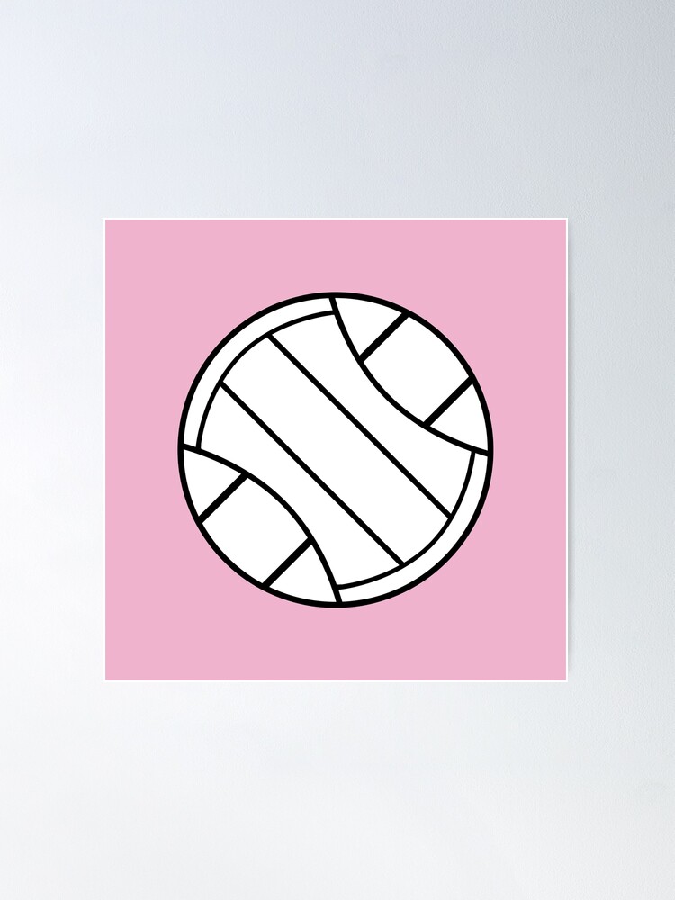 Dig Pink Volleyball Ribbon  Pink Volleyball Clip Art Image in