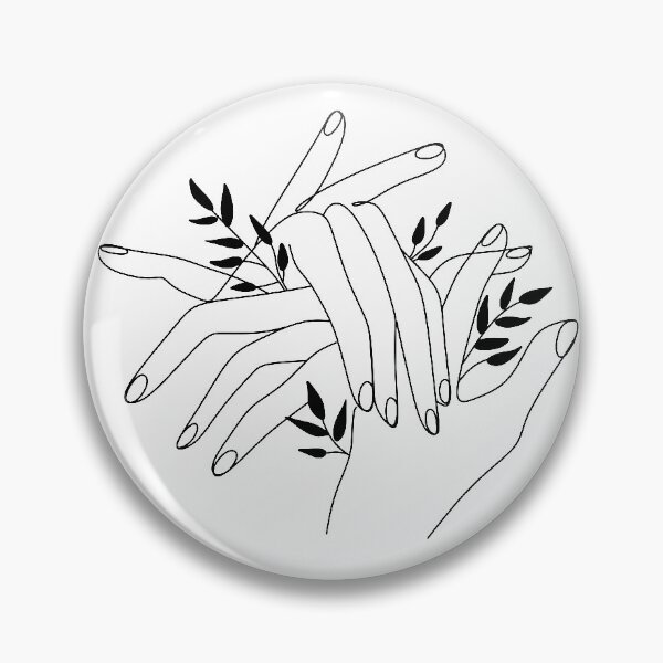 Item preview,  Line hands  drawing. Hands icon. hands  illustration. Minimalist print. Romantic illustration. Hands  together. Black and white wall Art designed and sold by OneLinePrint.