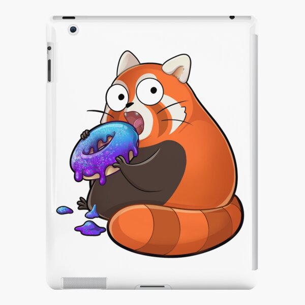 Galaxy Zuckerdonut essender knuddeliger Panda iPad – Leichte Hülle