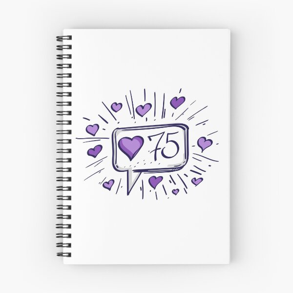 Item preview, 75 Likes Speech Bubble designed and sold by MisterGooseShop.