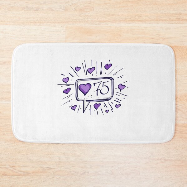 Item preview, 75 Likes Speech Bubble designed and sold by MisterGooseShop.
