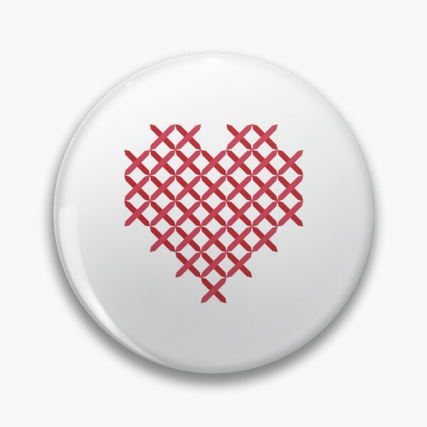 Item preview, Cross stitch red love heart designed and sold by EngineerGoC.