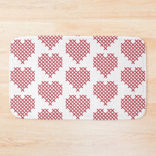 Item preview, Cross stitch red love heart designed and sold by EngineerGoC.