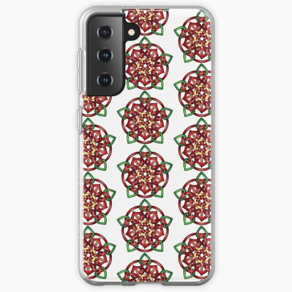 Rose in Tudor and Celtic Style Samsung Galaxy Soft Case