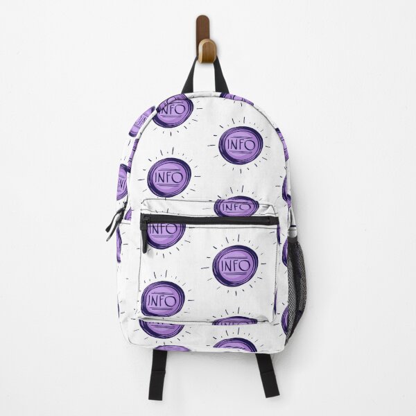 Item preview, Purple Info Bubble designed and sold by MisterGooseShop.