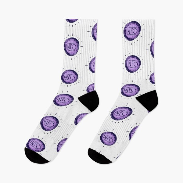 Item preview, Purple Info Bubble designed and sold by MisterGooseShop.
