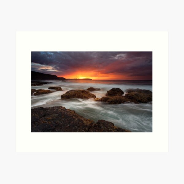 Pebble Beach Dawn Art Print